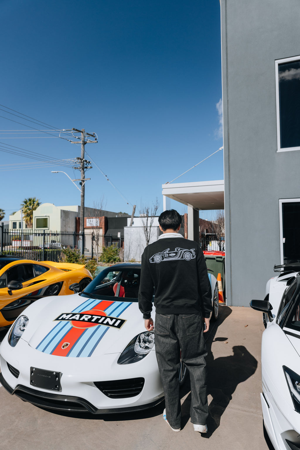Porsche 918 Spyder Martini Quarterzip – Black