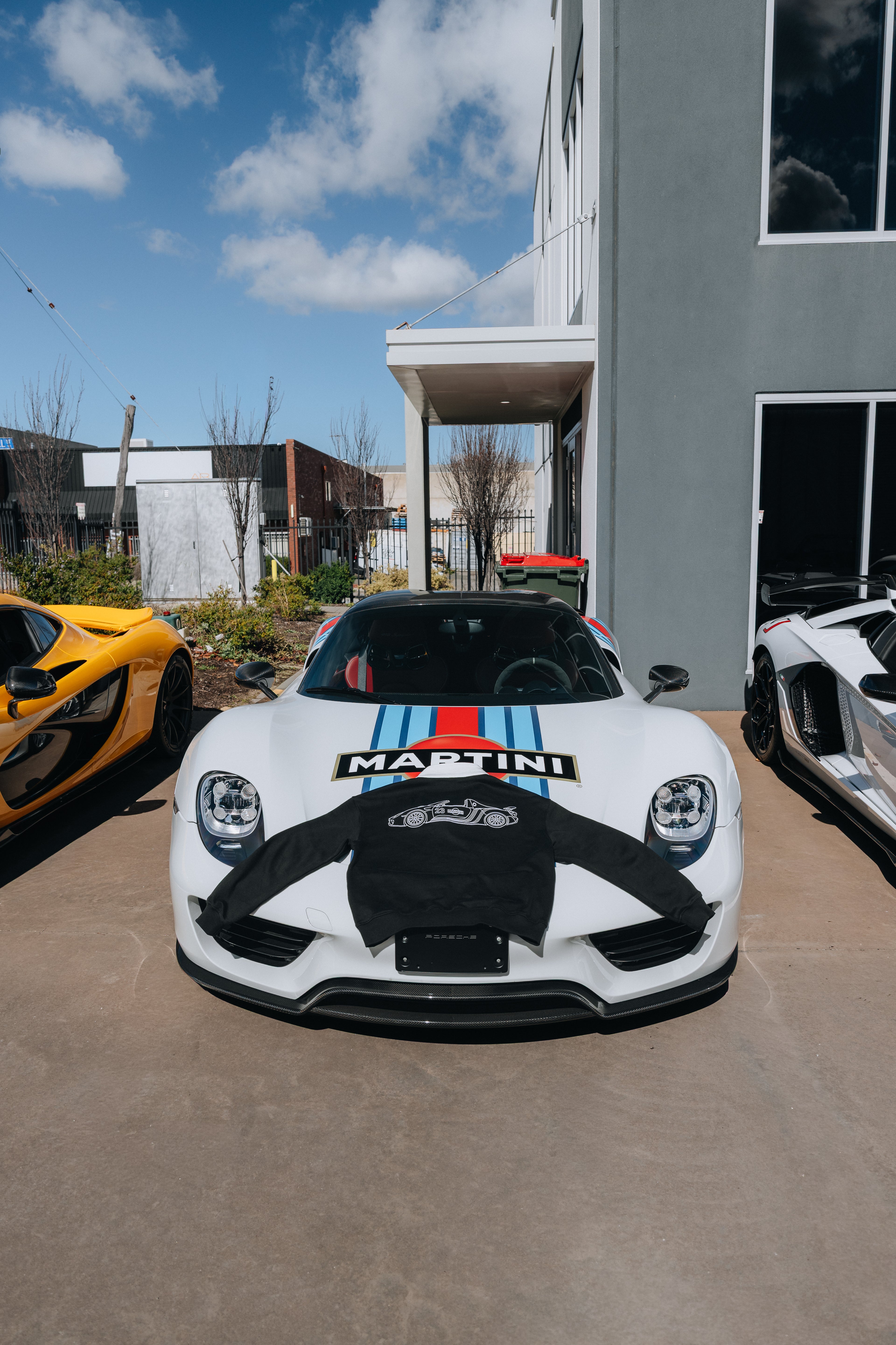 Porsche 918 Spyder Martini Quarterzip – Black