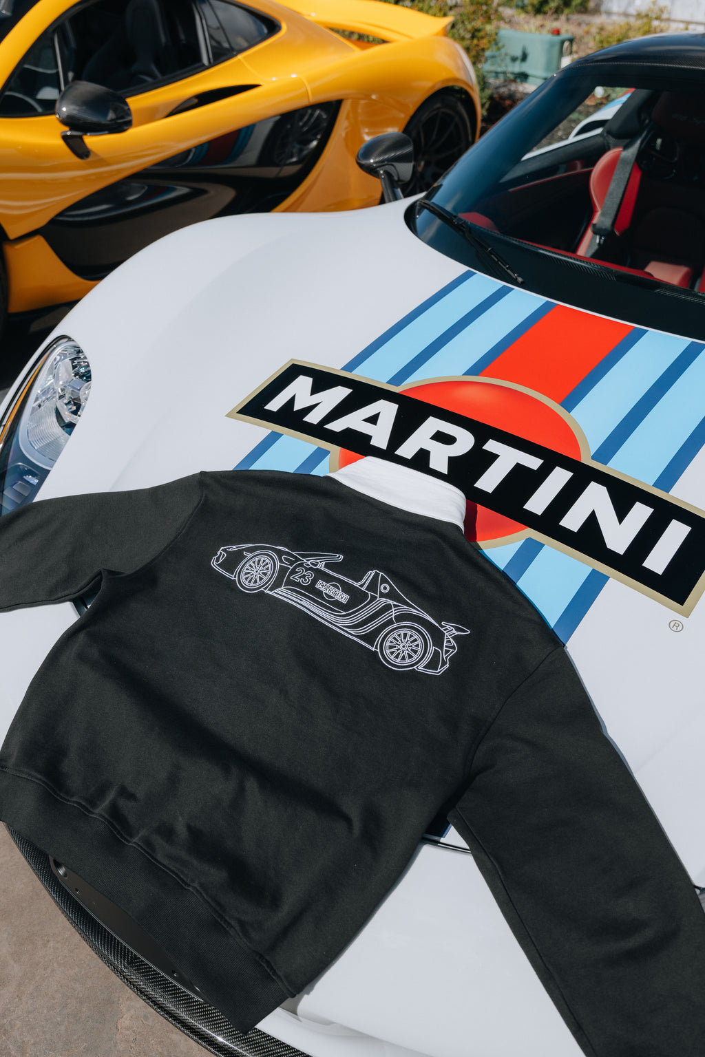 Porsche 918 Spyder Martini Quarterzip – Black