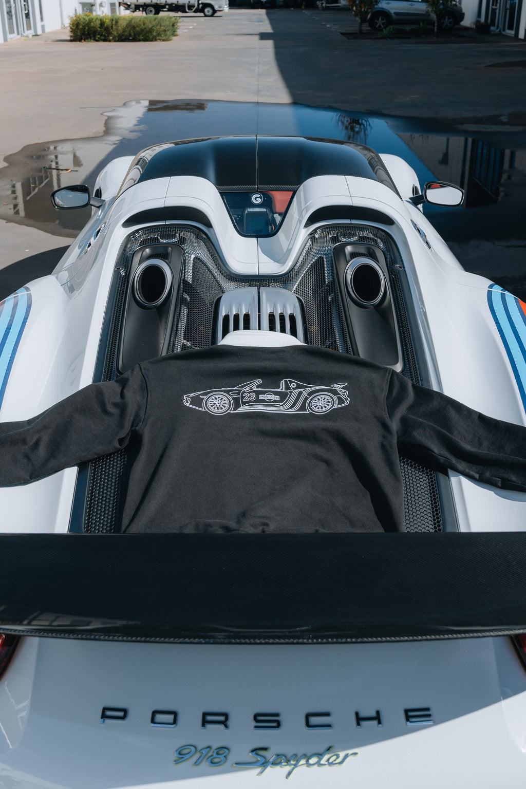 Porsche 918 Spyder Martini Quarterzip – Black
